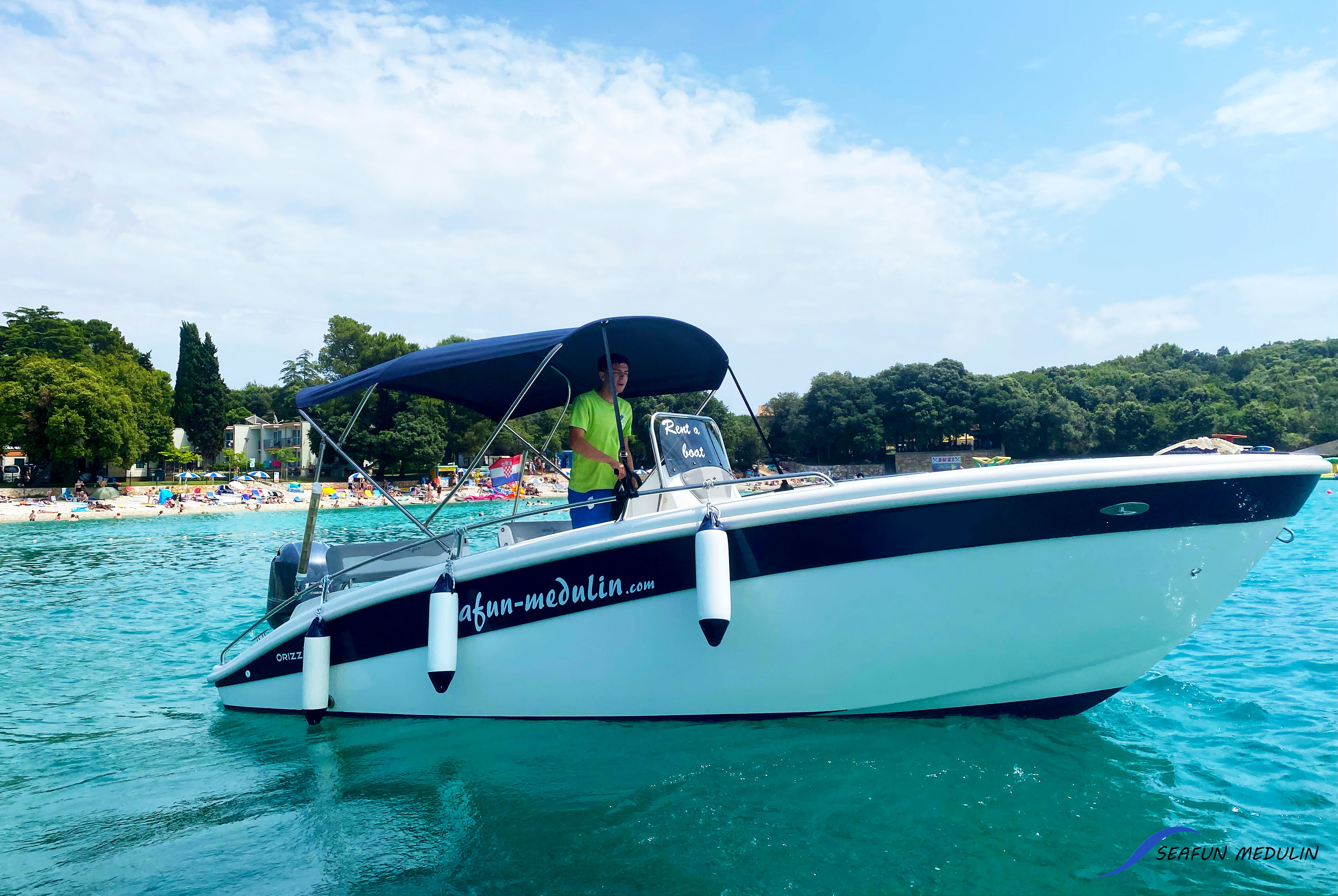 Salmeri Calypso 2023 speedboat rental Medulin near Pula Istria