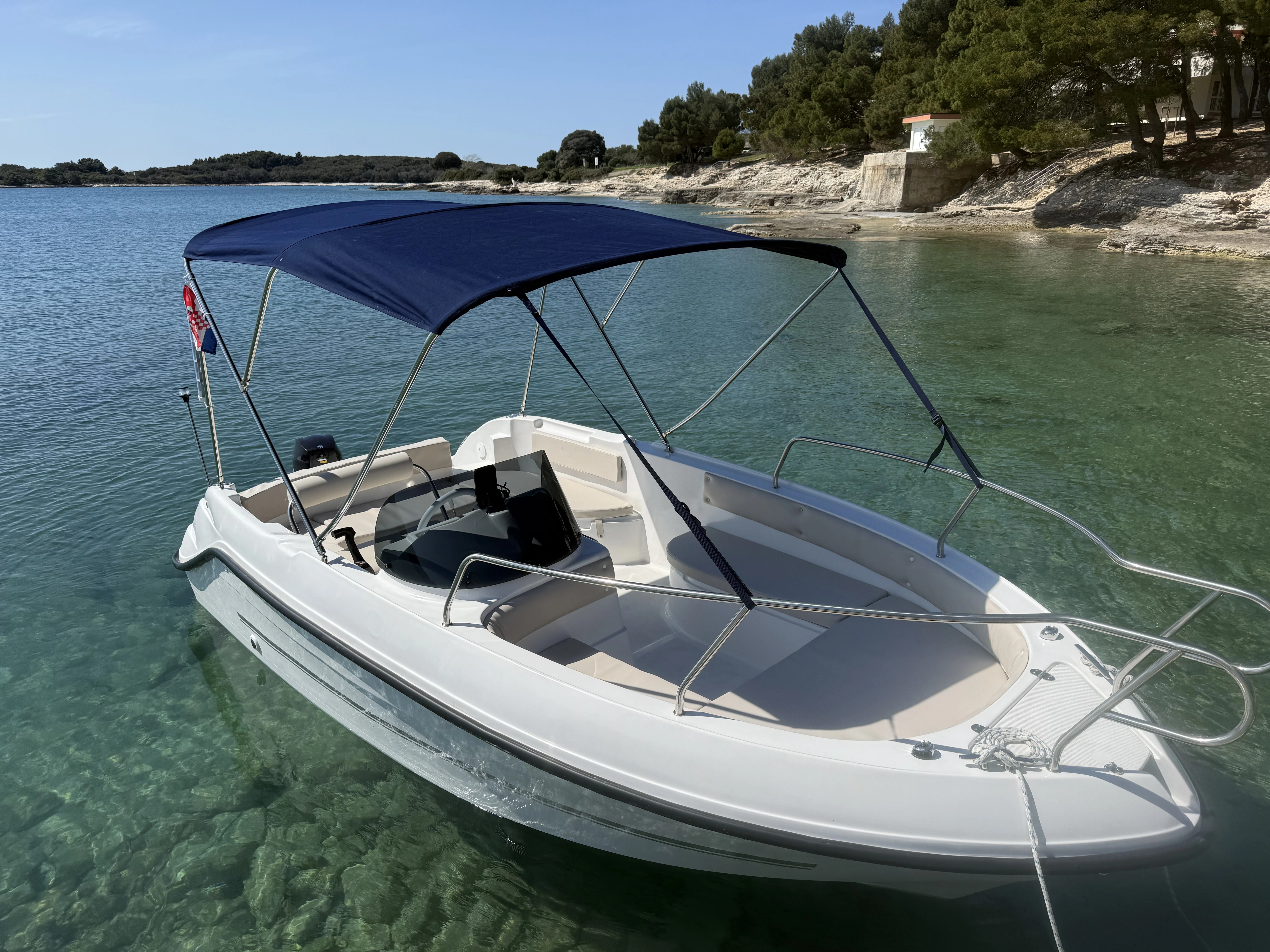 Boat Luka deck view